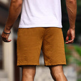Men's Workwear Loose Solid Color Shorts 74898352X