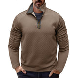 Men's Casual Zip-up Stand Collar Sweatshirt 91362105X