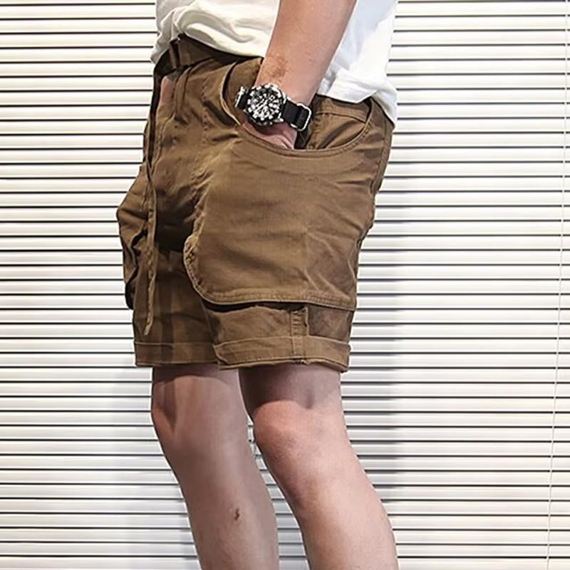 Men's Belted Multi-Pocket Cargo Shorts 02215494Y