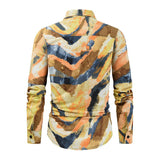 Men's Printed Long Sleeve Shirt 34372351U