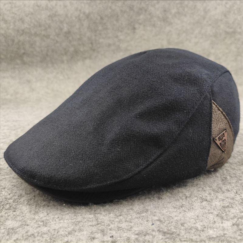 Men's Retro Autumn and Winter Warm Beret 25636840U