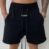 Men's Casual Retro Sports Fitness Pocket Zipper Shorts 77507380TO