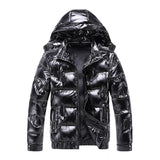 Men's Casual Hooded Long-sleeved Thermal Padded Coat 40525003M