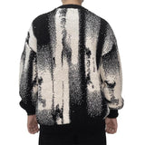 Men's Casual Contrast Color Knitted Sweater 84758022U