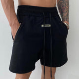 Men's Casual Retro Sports Fitness Pocket Zipper Shorts 77507380TO