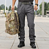 Men's Solid Color Outdoor Multi-pocket Cargo Pants 99144343Z