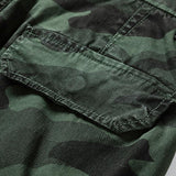 Men's Casual Cotton Camouflage Multi-pocket Leggings Pants 85963062M