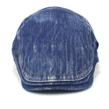 Men's Washed Denim Beret Hat 03113585U