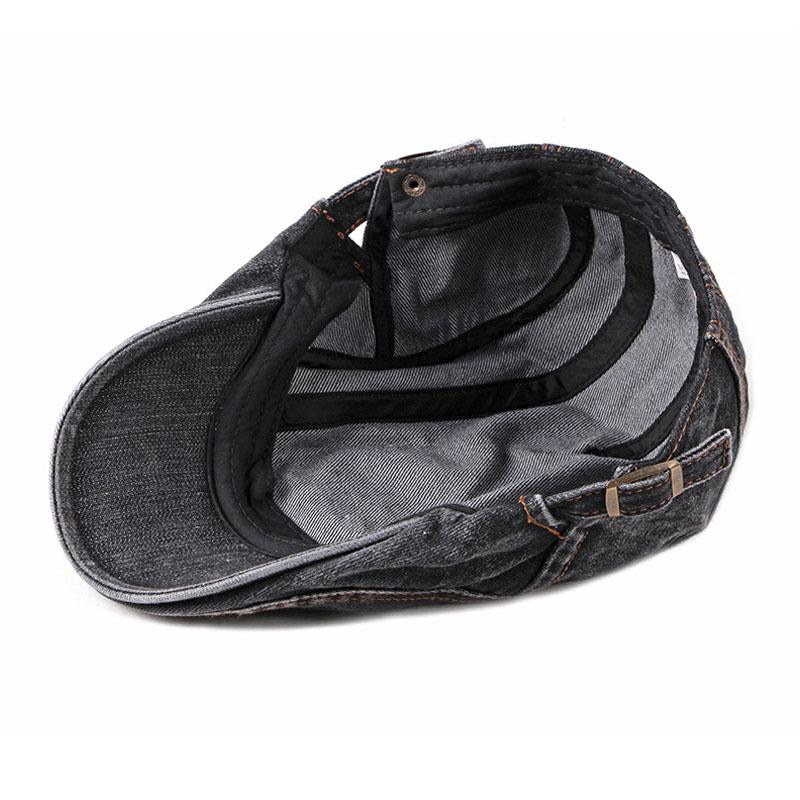 Men's Vintage Denim Washed Beret 20794880M