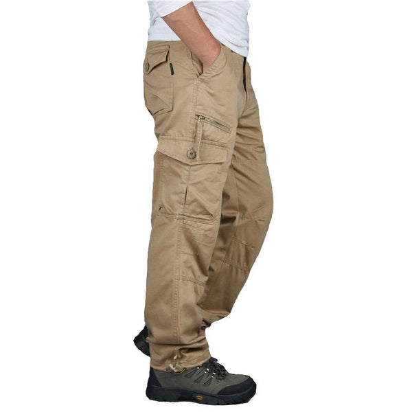 Men's Casual Loose Straight Cargo Pants 19198263U