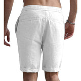 Men's Casual Solid Color Drawstring Shorts 87433930Y