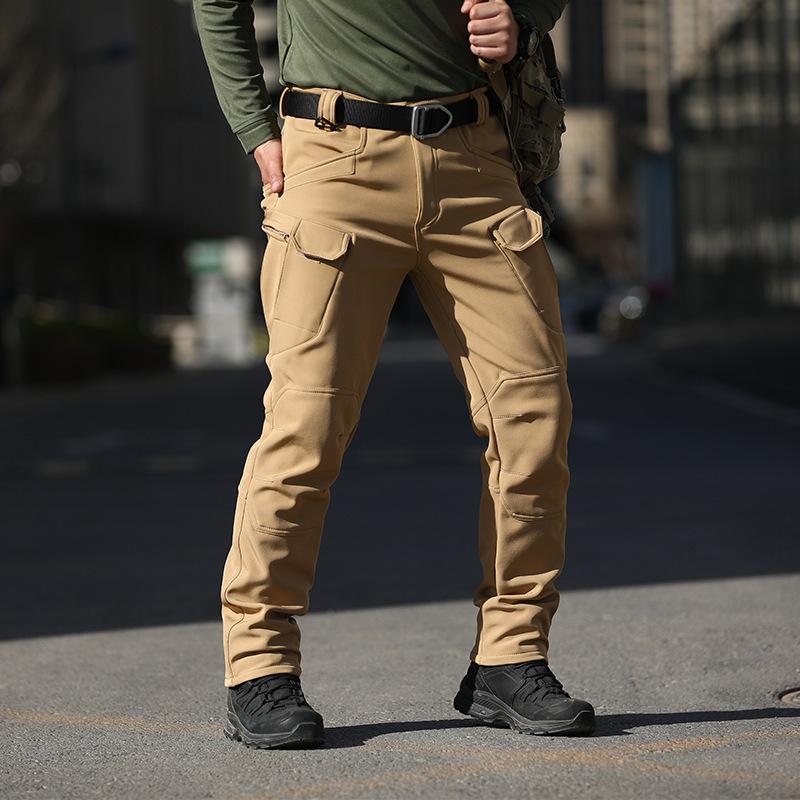 Men's Solid Color Outdoor Multi-pocket Cargo Pants 27498032Z