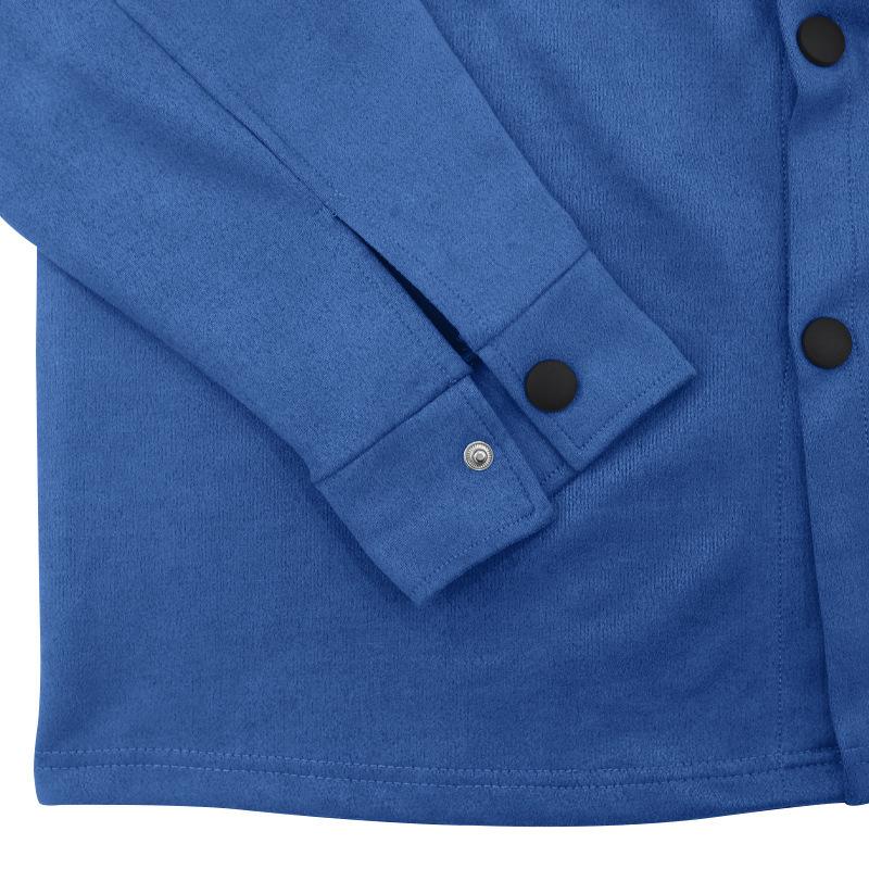 Ensemble chemise et pantalon de survêtement amples à simple boutonnage et poche en daim pour hommes 18842330K