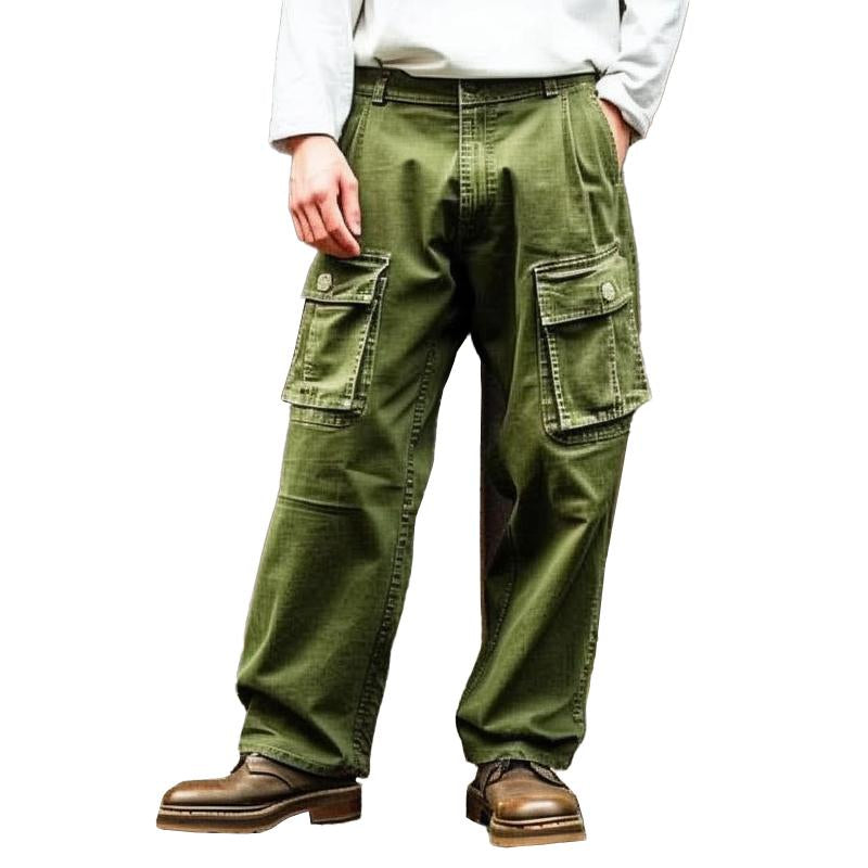 Men's Casual Outdoor Multi-pocket Cargo Pants 51262615M