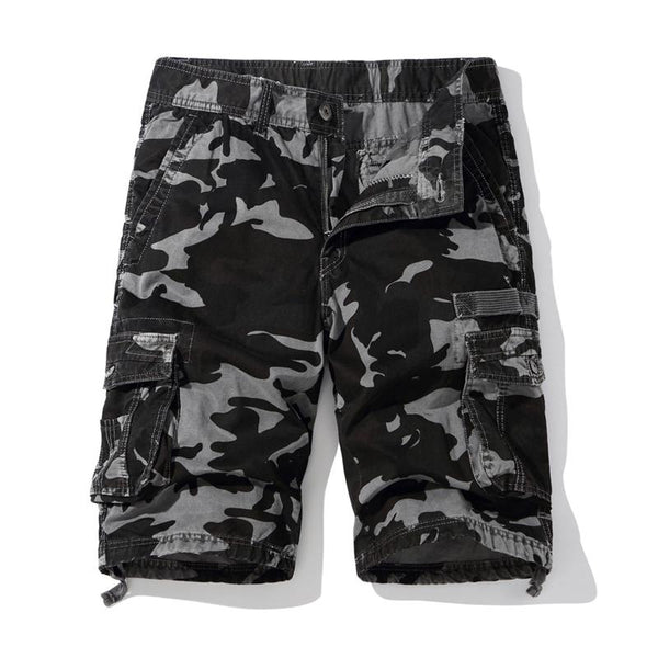 Men's Camo Multi-Pocket Cargo Shorts 12676289Y