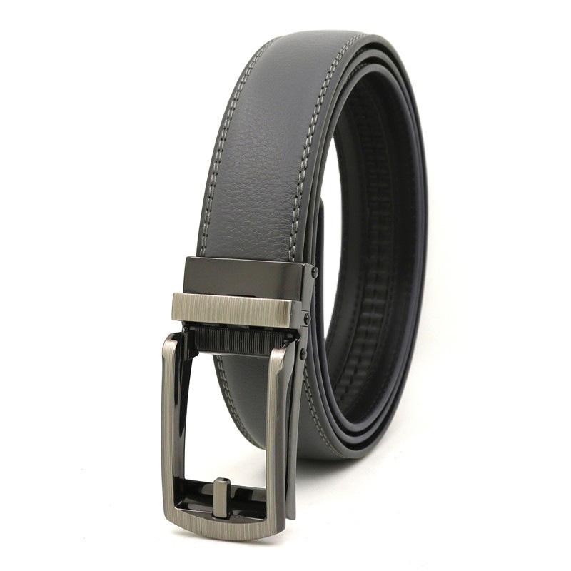 Men's Vintage Cowhide Automatic Buckle Belt 83392160M