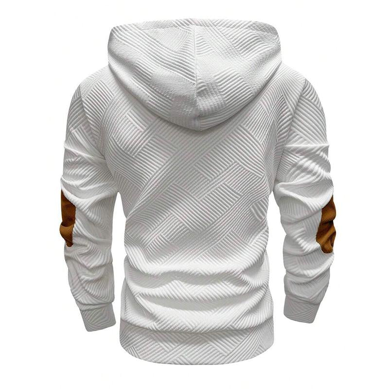 Men's Colorblock Casual Pullover Hoodie 09678613X