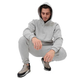 Men's Casual Street Sports Long Sleeve Pocket Hoodie Loose Sweatpants Set  20698446K