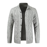 Men's Vintage Slim Fit Knit Cardigan 78406853U