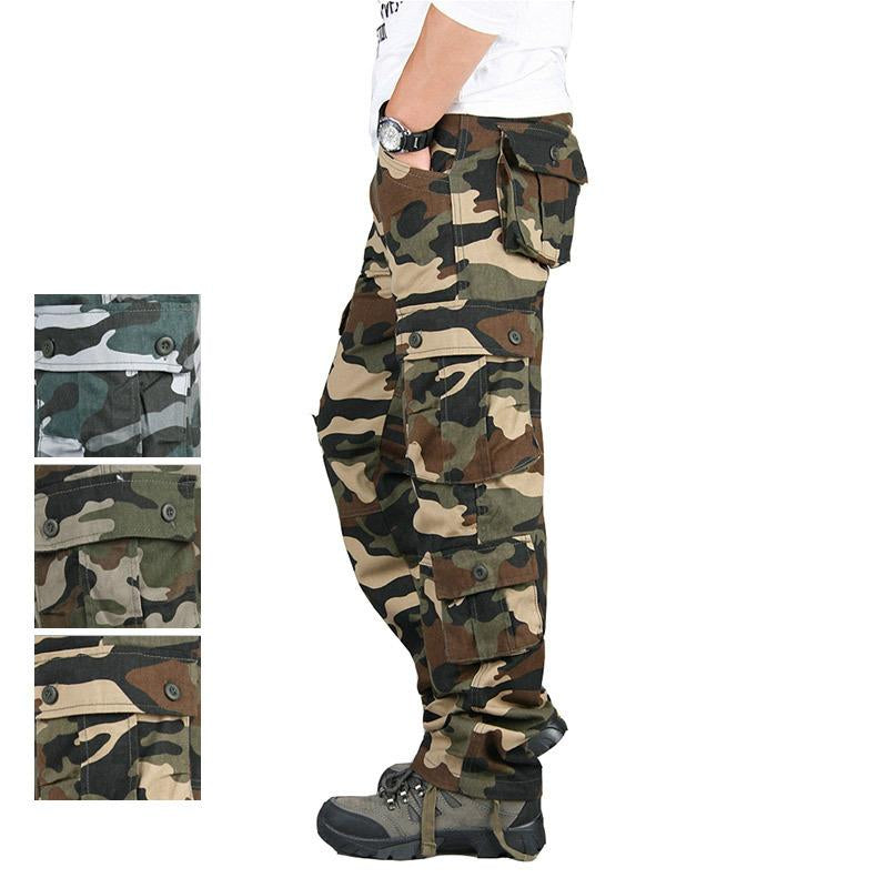 Pantalones cargo de camuflaje para hombre 92568503TO