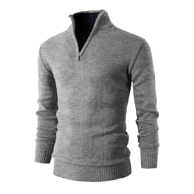 Men's Casual Knitted Half-zip Sweater 10504566X