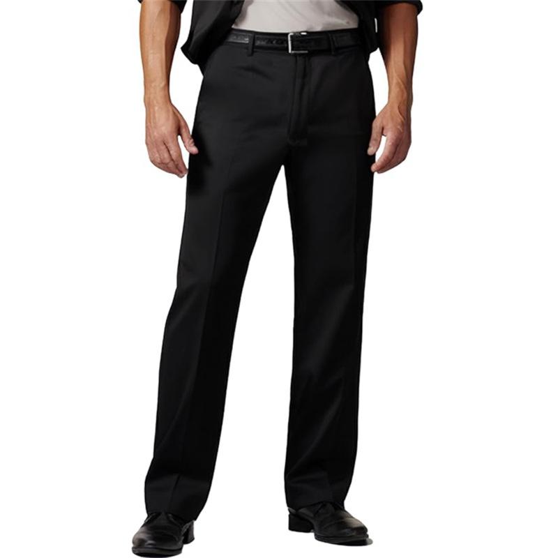 Men's Classic Solid Color Straight Suit Pants 74080785X