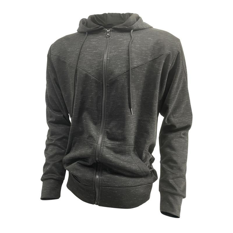 Men's Solid Color Casual Sports Hooded Jacket 30925430X