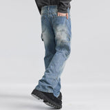 Men's Casual Cleanfit Washed Logging Cargo Jeans 48860177Y