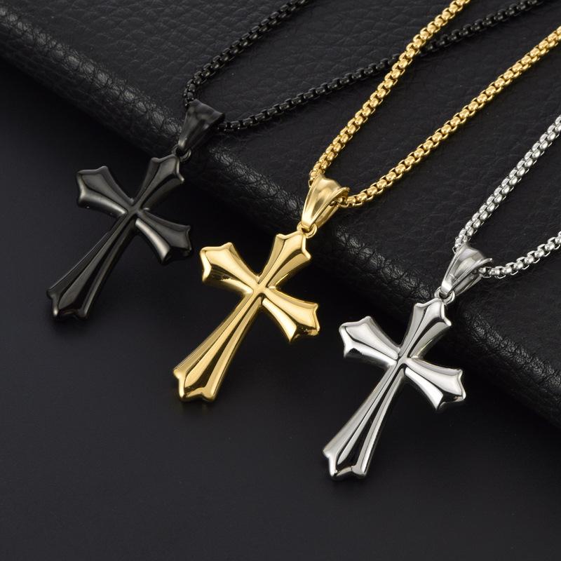 Collier croix décontracté vintage 14532835TO