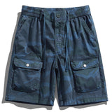 Men's Multi-pocket Cotton Loose Camouflage Shorts 41418065X