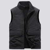 Men's Double-sided Stand Collar Vest 78271021U