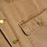 Men's Vintage Multi-Pocket Denim V-Neck Vest 98299084X