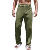 Men's Cotton and Linen Casual Outdoor Breathable Beach Pants 36728281X