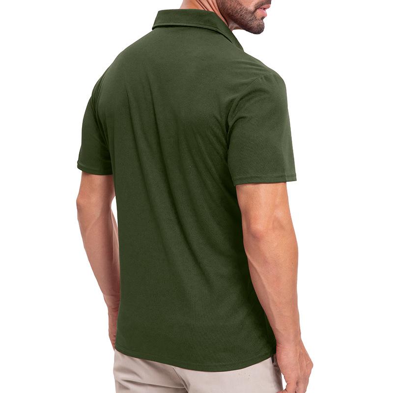 Men's Casual Lapel Short-sleeved POLO Shirt 24729681X