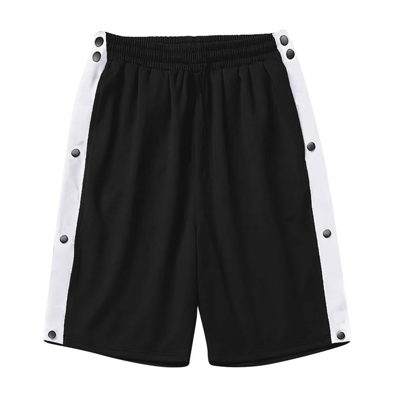 Men's Loose Casual Sports Pants Solid Color Shorts 02172394X