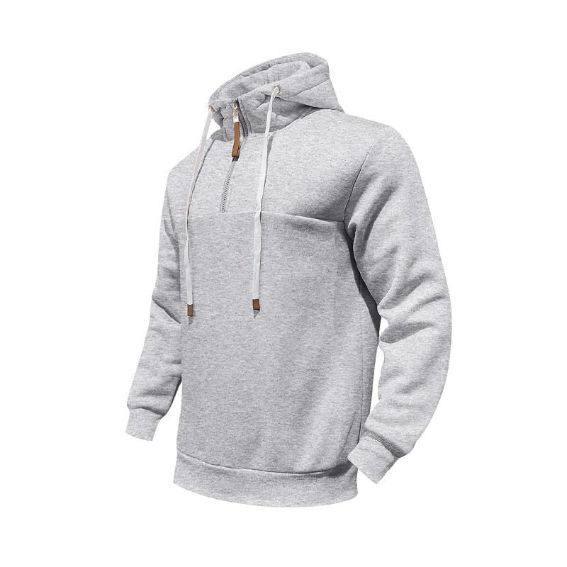 Men's Loose Sports Hooded Sweatshirt and Pants Set 40057919Y