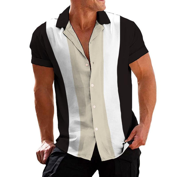 Men's Casual Hawaiian Vacation Short Sleeve Shirt 91512334TO