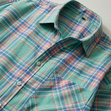 Men's Casual Plaid Long Sleeve Lapel Shirt 52277934X