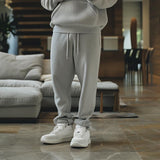 Men's Solid Color Loose Drawstring Sweat Pants 68447767X