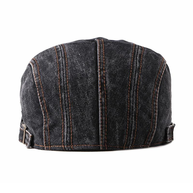 Men's Vintage Denim Washed Beret 20794880M