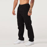 Men's Outdoor Stretch Multi-Pocket Solid Color Pants 06335388X