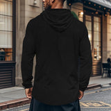 Men's Casual Sports Long-Sleeved Hooded T-Shirt 71239106Y