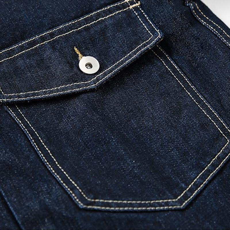 Men's Vintage Casual Chest Pocket Denim Jacket 91034366Y