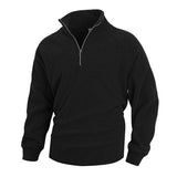 Men's Solid Color Stand Collar Pullover Sweatshirt 26890207X