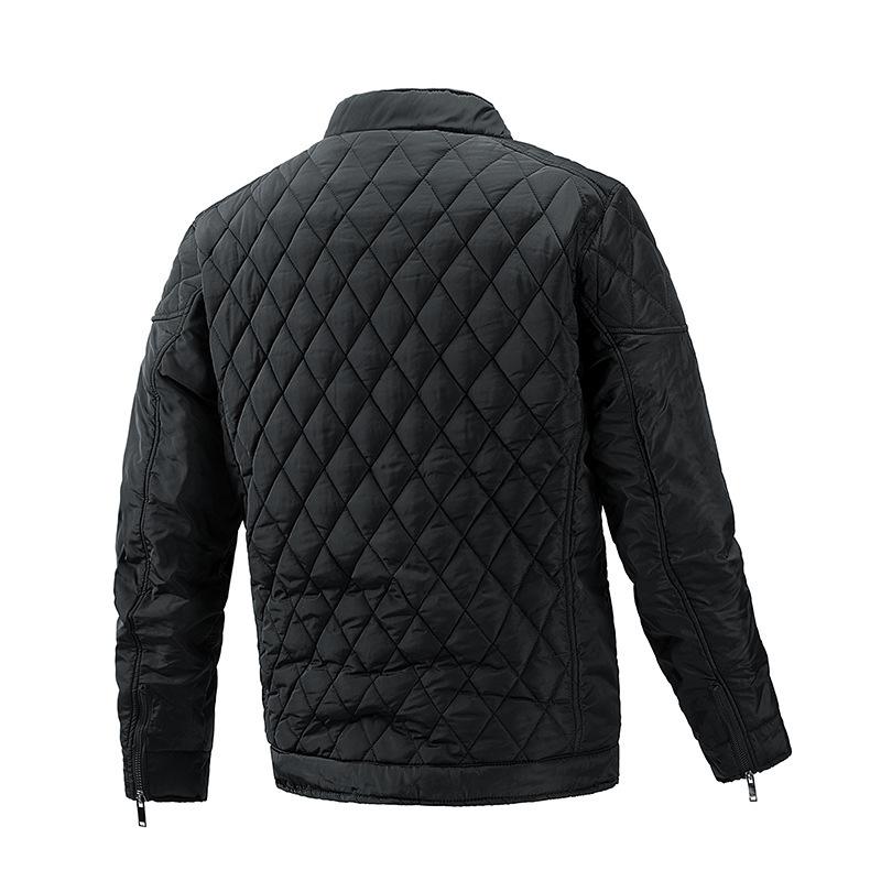 Men's Diamond Quilted Stand Collar Jacket 12537768F