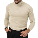 Men's Simple Long-sleeved Warm Shirt 98923033U