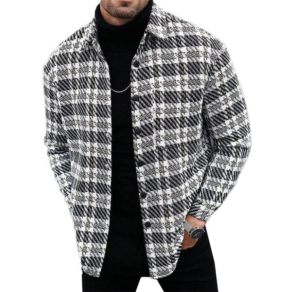 Men's Blended Lapel Single-breasted Jacket 92646672X