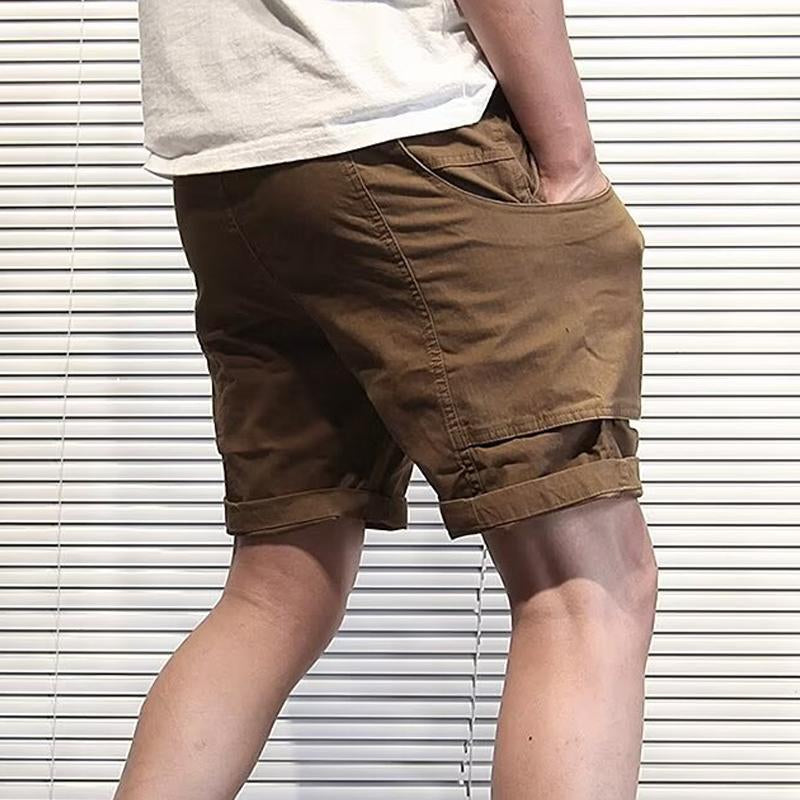 Men's Belted Multi-Pocket Cargo Shorts 02215494Y