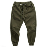 Men's Solid Color Loose Elastic Waist Cargo Pants 52957492Z