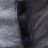 Men's Casual Slim Contrast Double Collar Hooded Zip Sweatshirt 37180172M